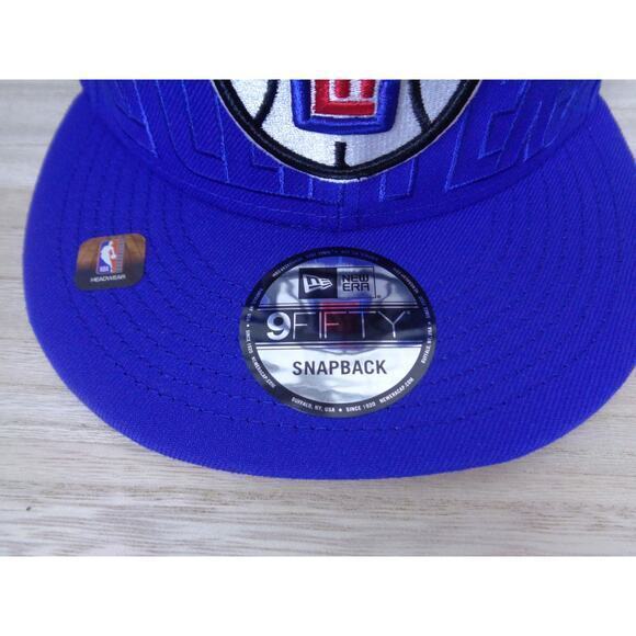 NBA LA Clippers New Era Royal Official Team Color 9FIFTY Snapback Hat Adult - Picture 6 of 7